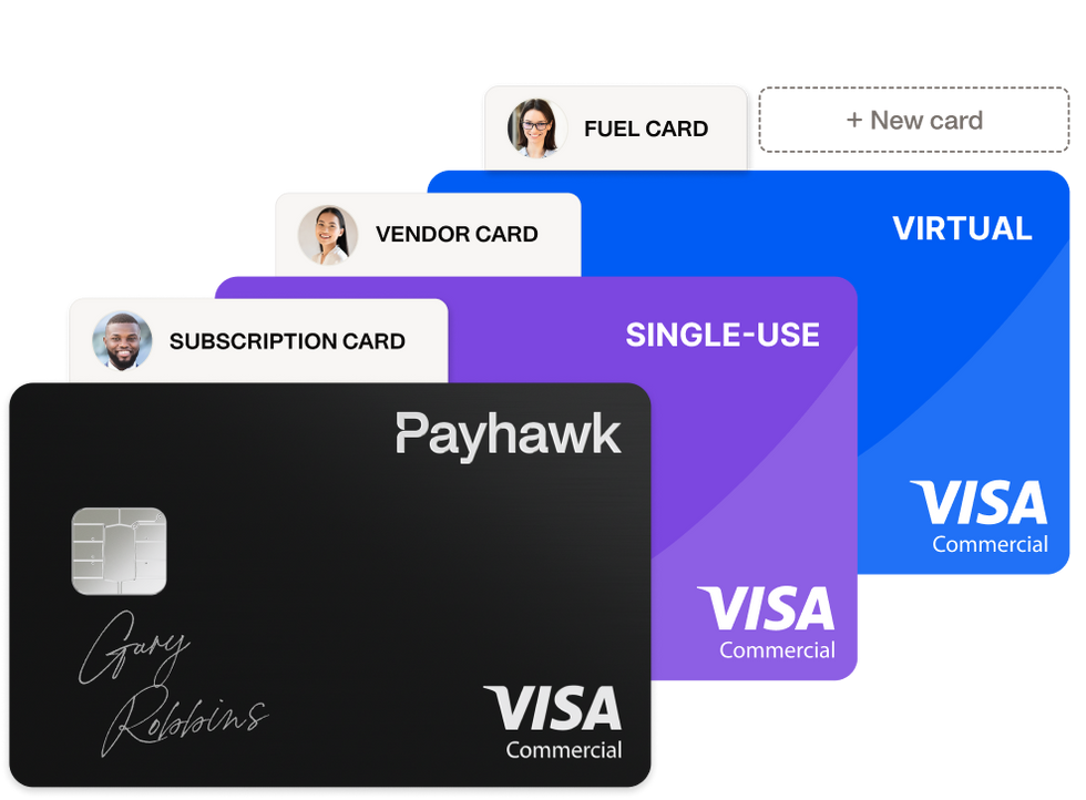 Image showing the multiple ways you can customise your corporate card for any use case